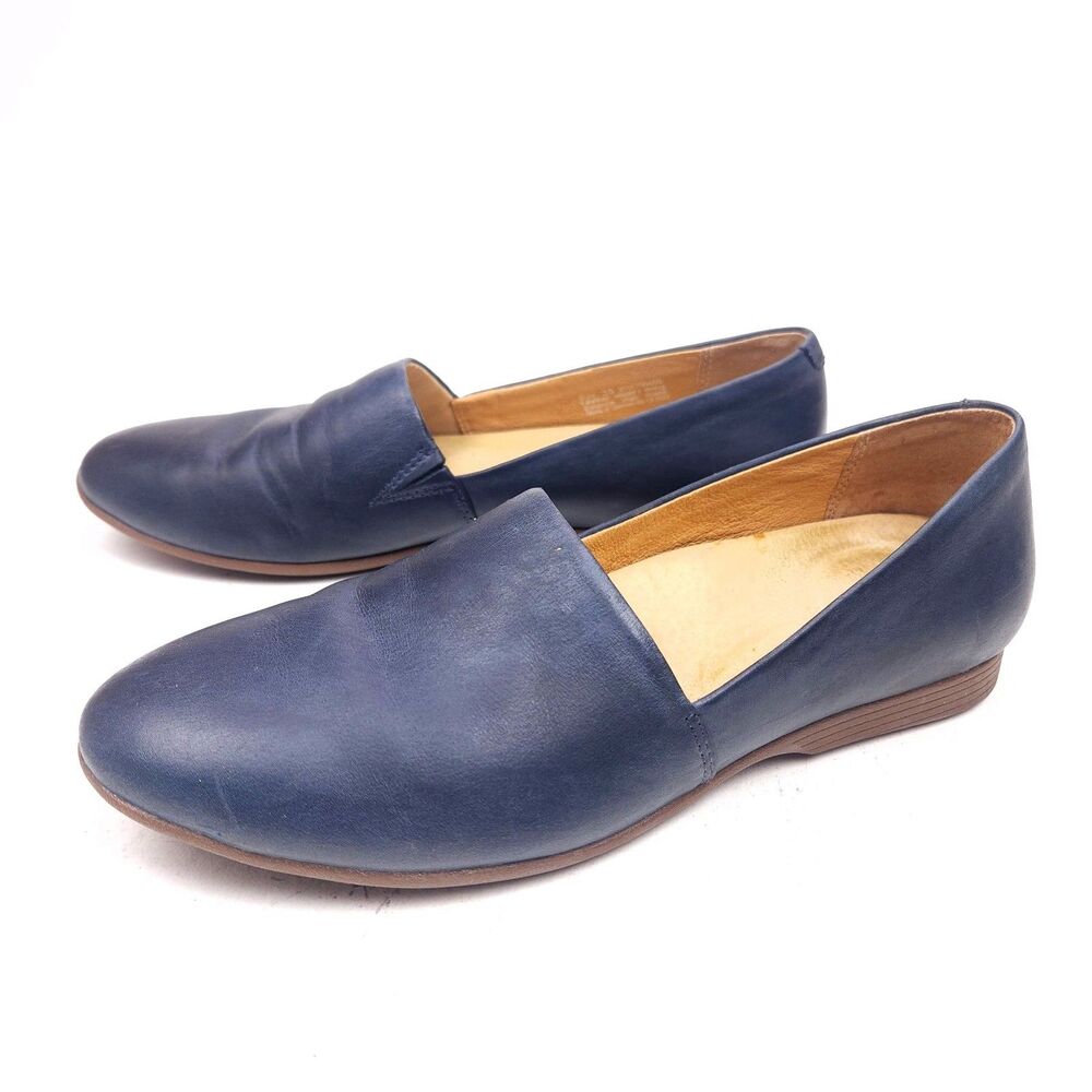 Dansko Larisa Flats, Size 38 US 7.5 Navy, Leather Uppers And Lining, Rubber Sole - Picture 3 of 8